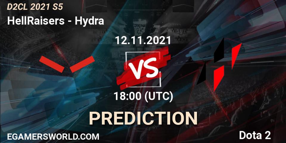 Pronósticos HellRaisers - Hydra. 12.11.21. Dota 2 Champions League 2021 Season 5 - Dota 2