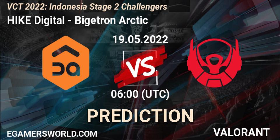 Pronósticos HIKE Digital - Bigetron Arctic. 19.05.2022 at 06:00. VCT 2022: Indonesia Stage 2 Challengers - VALORANT