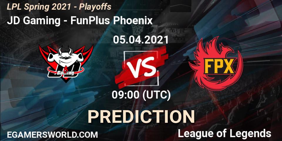 Pronósticos JD Gaming - FunPlus Phoenix. 05.04.21. LPL Spring 2021 - Playoffs - LoL