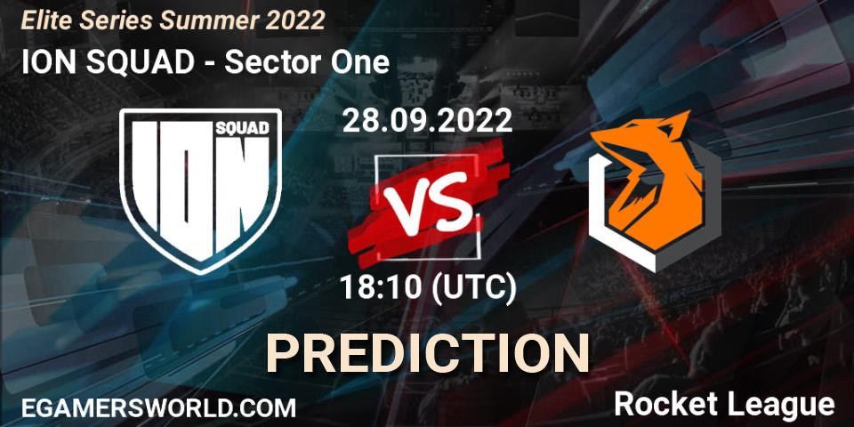 Pronósticos ION SQUAD - Sector One. 28.09.22. Elite Series Summer 2022 - Rocket League