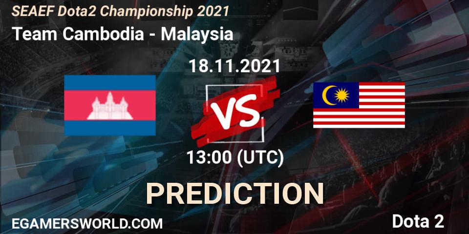 Pronósticos Team Cambodia - Team Malaysia. 18.11.2021 at 13:37. SEAEF Dota2 Championship 2021 - Dota 2