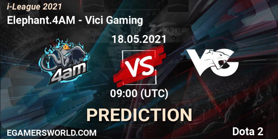 Pronósticos Elephant.4AM - Vici Gaming. 18.05.2021 at 08:23. i-League 2021 Season 1 - Dota 2