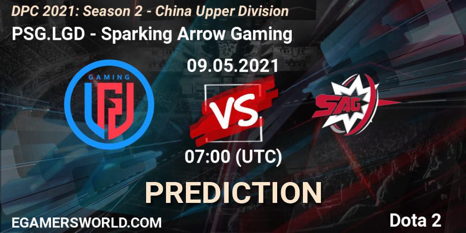 Pronósticos PSG.LGD - Sparking Arrow Gaming. 09.05.2021 at 07:40. DPC 2021: Season 2 - China Upper Division - Dota 2