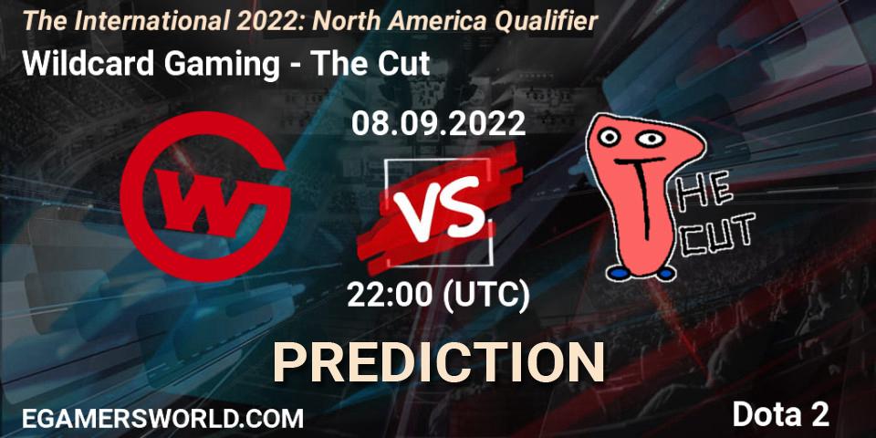 Pronósticos Wildcard Gaming - The Cut. 08.09.2022 at 20:49. The International 2022: North America Qualifier - Dota 2
