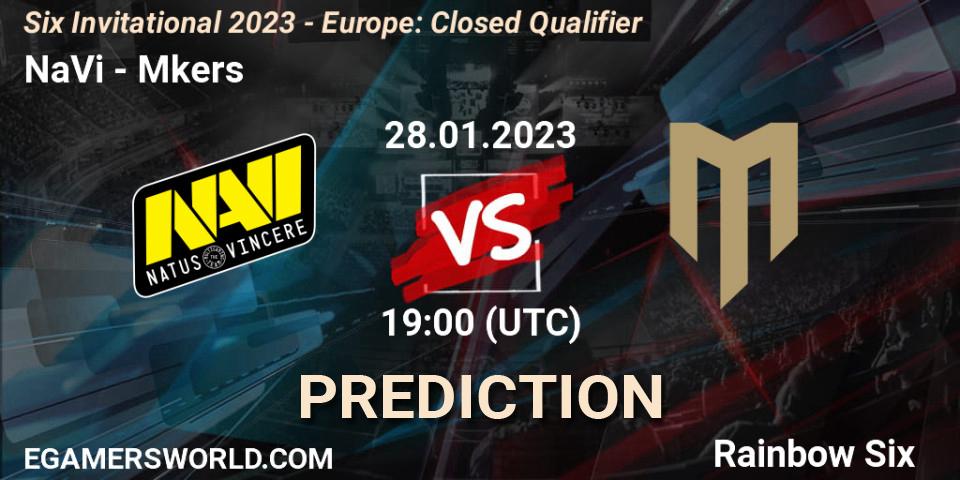 Pronósticos NaVi - Mkers. 28.01.23. Six Invitational 2023 - Europe: Closed Qualifier - Rainbow Six