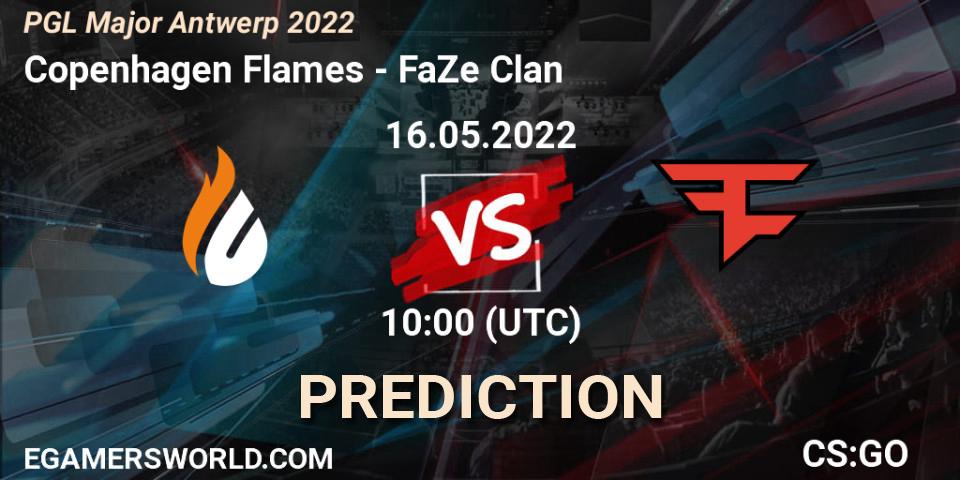 Pronósticos Copenhagen Flames - FaZe Clan. 16.05.2022 at 10:00. PGL Major Antwerp 2022 - Counter-Strike (CS2)