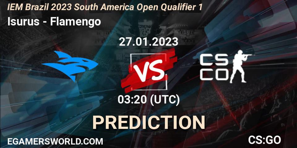 Pronósticos Isurus - Flamengo. 27.01.23. IEM Brazil Rio 2023 South America Open Qualifier 1 - CS2 (CS:GO)