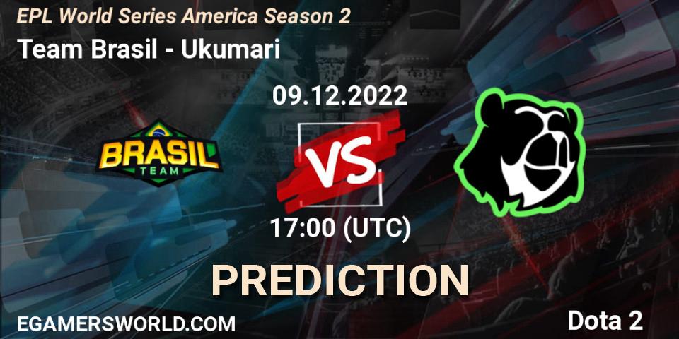 Pronósticos Team Brasil - Ukumari. 09.12.2022 at 17:16. EPL World Series America Season 2 - Dota 2