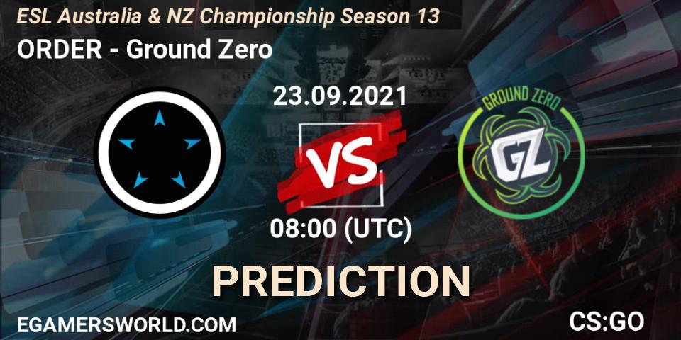 Pronósticos ORDER - Hazard. 23.09.2021 at 08:00. ESL Australia & NZ Championship Season 13 - Counter-Strike (CS2)