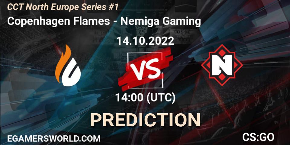 Pronósticos Copenhagen Flames - Nemiga Gaming. 14.10.2022 at 14:00. CCT North Europe Series #1 - Counter-Strike (CS2)