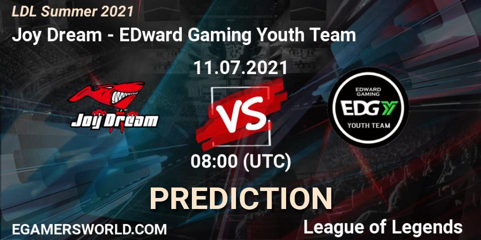 Pronósticos Joy Dream - EDward Gaming Youth Team. 11.07.21. LDL Summer 2021 - LoL