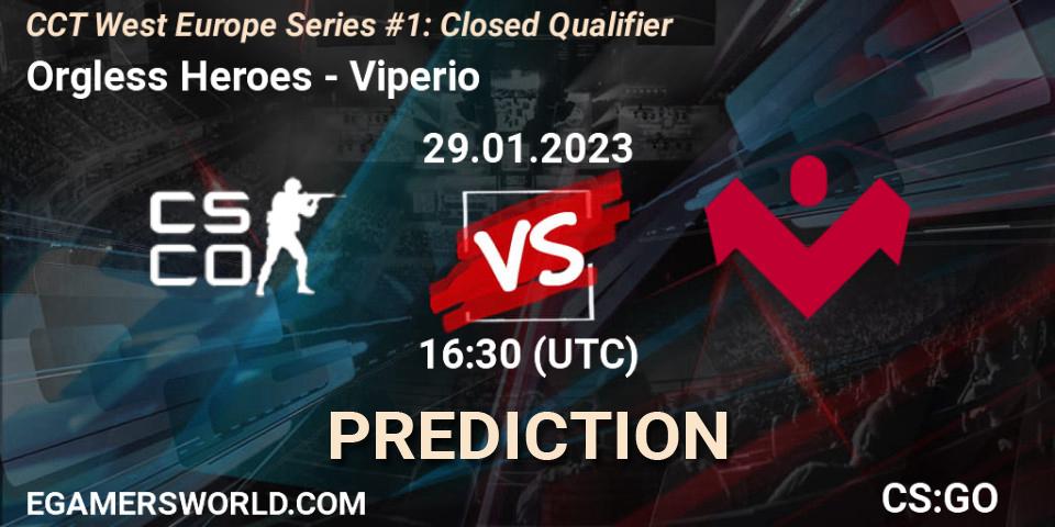 Pronósticos Orgless Heroes - Viperio. 29.01.23. CCT West Europe Series #1: Closed Qualifier - CS2 (CS:GO)