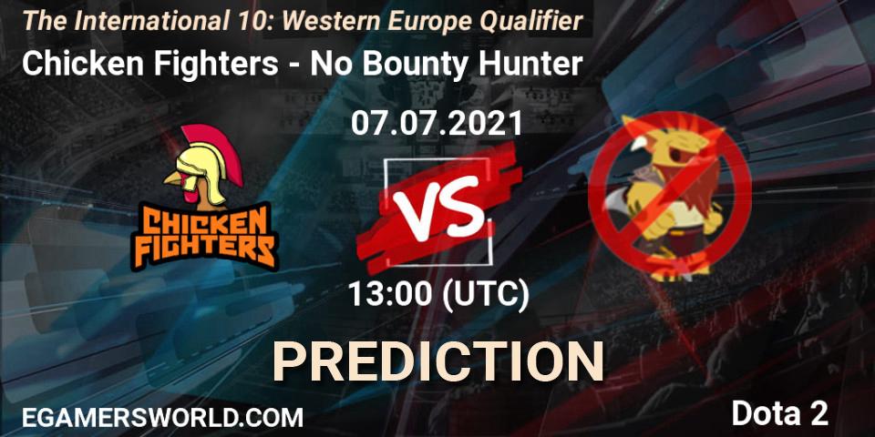 Pronósticos Chicken Fighters - No Bounty Hunter. 07.07.2021 at 09:01. The International 10: Western Europe Qualifier - Dota 2