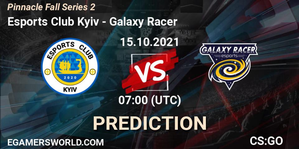 Pronósticos Esports Club Kyiv - Galaxy Racer. 15.10.21. Pinnacle Fall Series #2 - CS2 (CS:GO)