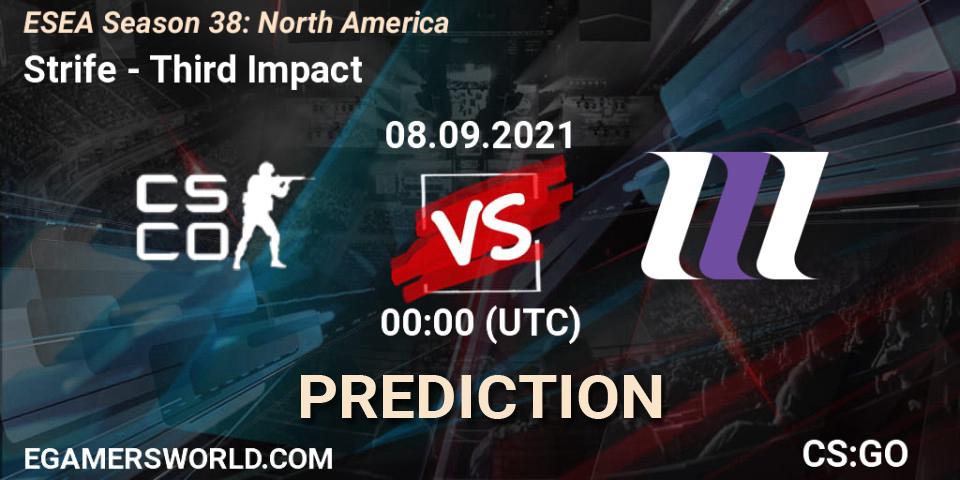 Pronósticos RBG - Third Impact. 28.09.2021 at 00:00. ESEA Season 38: North America - Counter-Strike (CS2)
