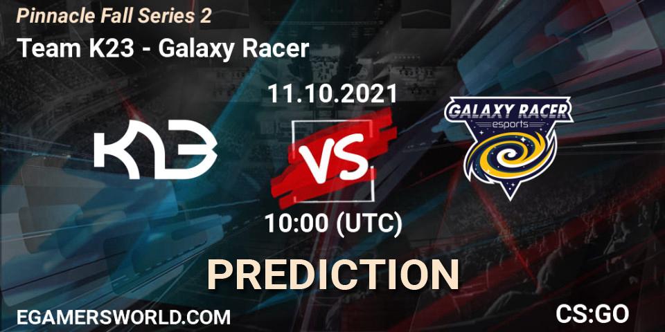 Pronósticos Team K23 - Galaxy Racer. 11.10.21. Pinnacle Fall Series #2 - CS2 (CS:GO)