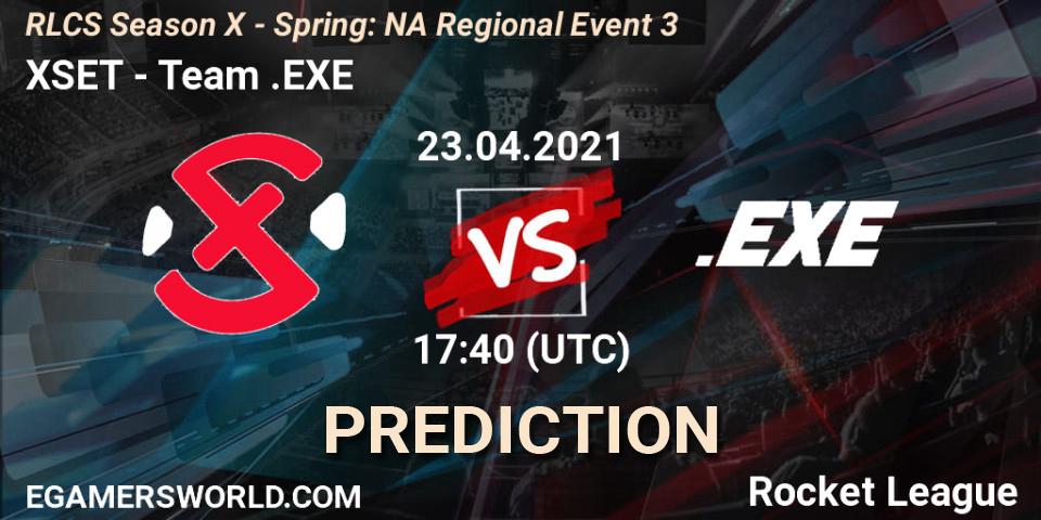 Pronósticos XSET - Team.EXE. 23.04.21. RLCS Season X - Spring: NA Regional Event 3 - Rocket League