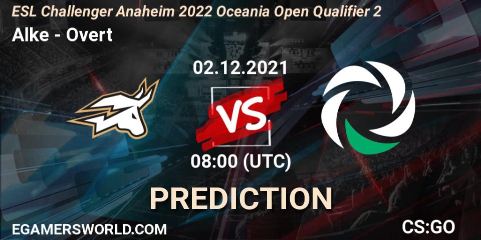 Pronósticos Alke - Overt. 02.12.2021 at 08:00. ESL Challenger Anaheim 2022 Oceania Open Qualifier 2 - Counter-Strike (CS2)