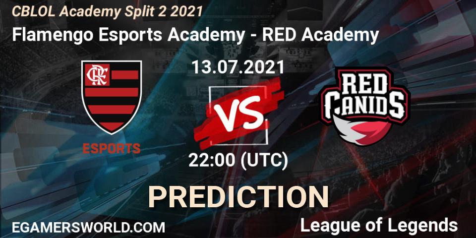 Pronósticos Flamengo Esports Academy - RED Academy. 13.07.21. CBLOL Academy Split 2 2021 - LoL