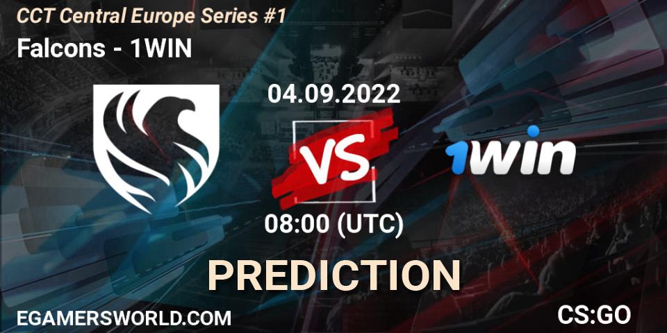 Pronósticos Falcons - 1WIN. 04.09.22. CCT Central Europe Series #1 - CS2 (CS:GO)