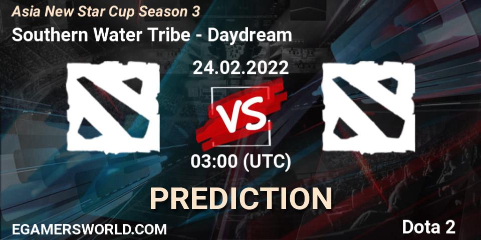 Pronósticos Southern Water Tribe - Daydream. 24.02.2022 at 03:44. Asia New Star Cup Season 3 - Dota 2