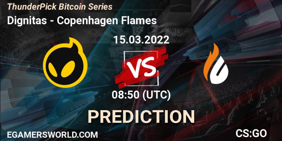 Pronósticos Dignitas - Copenhagen Flames. 15.03.2022 at 12:20. ThunderPick Bitcoin Series - Counter-Strike (CS2)