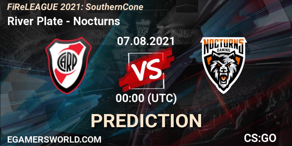 Pronósticos River Plate - Nocturns. 06.08.21. FiReLEAGUE 2021: Southern Cone - CS2 (CS:GO)
