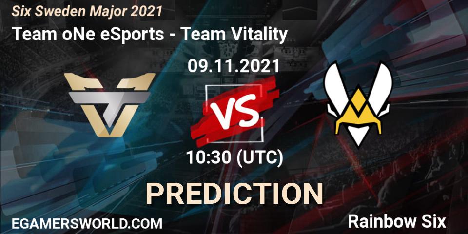 Pronósticos Team oNe eSports - Team Vitality. 09.11.21. Six Sweden Major 2021 - Rainbow Six