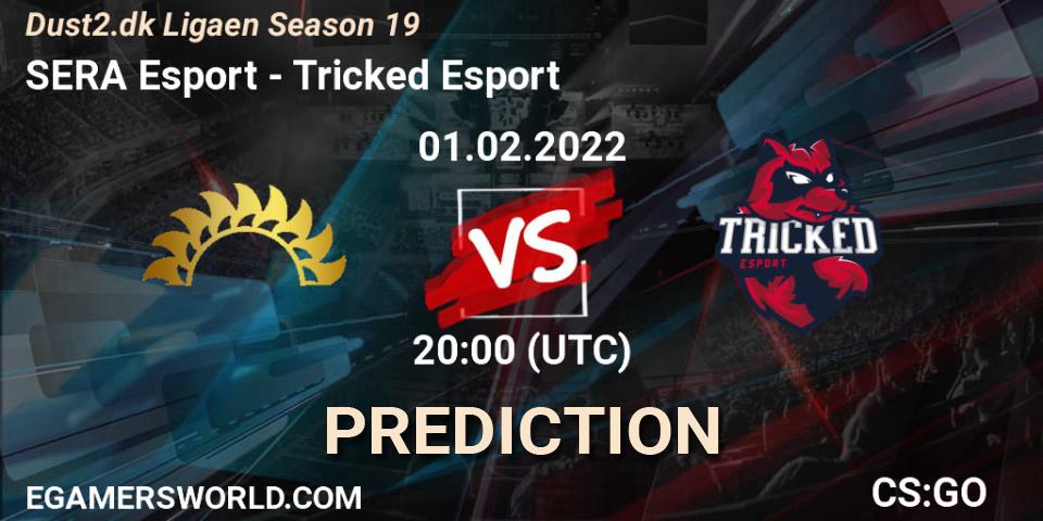 Pronósticos SERA Esport - Tricked Esport. 01.02.2022 at 20:00. Dust2.dk Ligaen Season 19 - Counter-Strike (CS2)