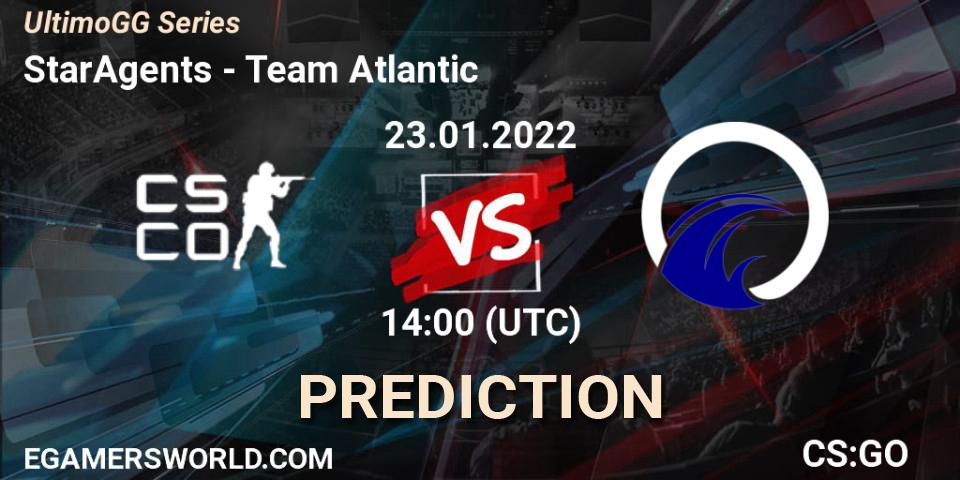 Pronósticos StarAgents - Team Atlantic. 23.01.2022 at 14:00. UltimoGG Series - Counter-Strike (CS2)