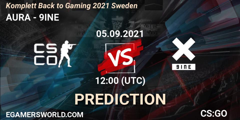 Pronósticos AURA - 9INE. 05.09.2021 at 12:00. Komplett Back to Gaming 2021 Sweden - Counter-Strike (CS2)