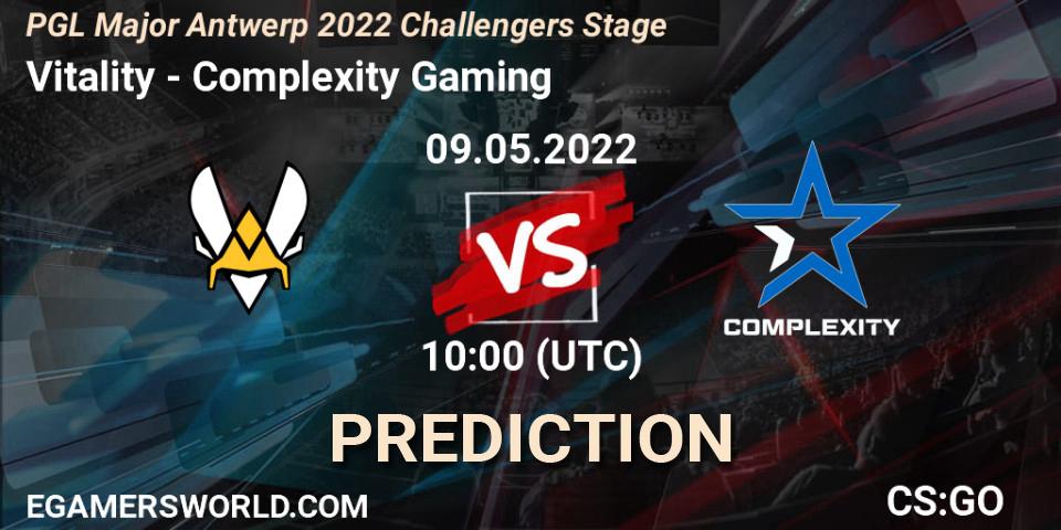 Pronósticos Vitality - Complexity Gaming. 09.05.22. PGL Major Antwerp 2022 Challengers Stage - CS2 (CS:GO)