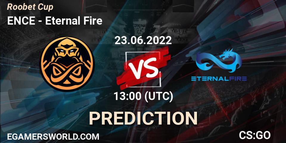 Pronósticos ENCE - Eternal Fire. 23.06.2022 at 13:00. Roobet Cup - Counter-Strike (CS2)
