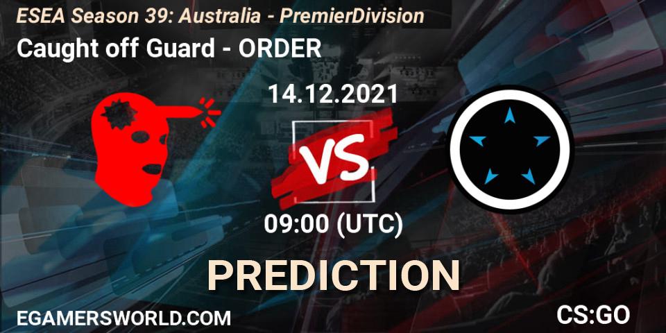 Pronósticos 8Ballers - ORDER. 15.12.21. ESEA Season 39: Australia - Premier Division - CS2 (CS:GO)