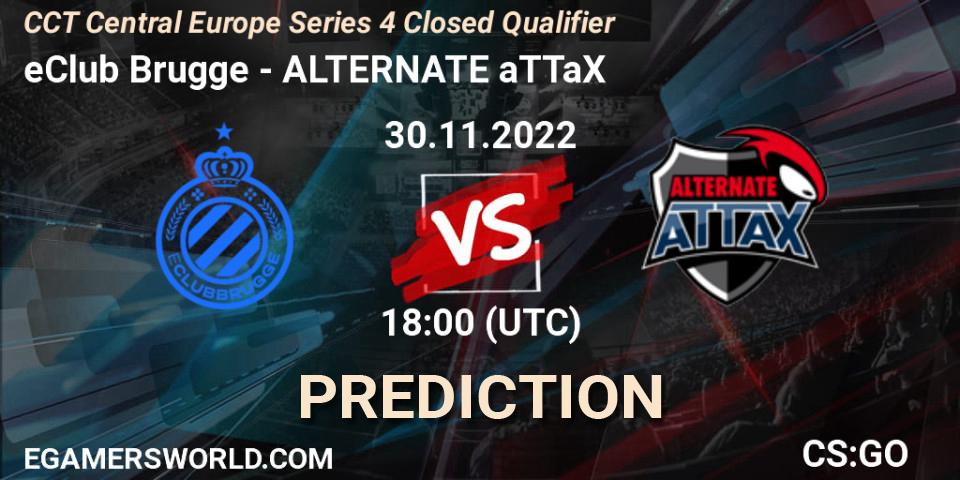 Pronósticos eClub Brugge - ALTERNATE aTTaX. 30.11.22. CCT Central Europe Series 4 Closed Qualifier - CS2 (CS:GO)