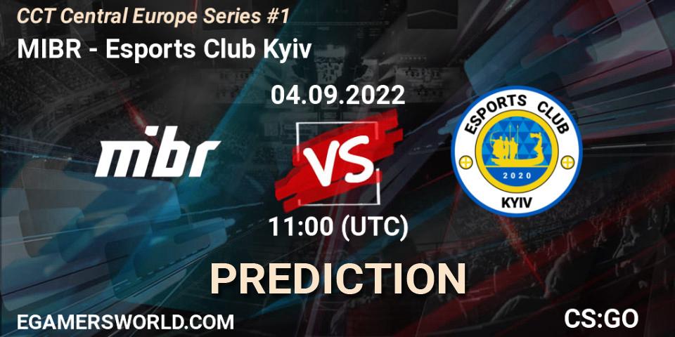 Pronósticos MIBR - Esports Club Kyiv. 04.09.22. CCT Central Europe Series #1 - CS2 (CS:GO)