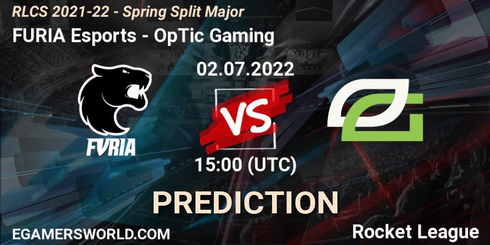 Pronósticos FURIA Esports - OpTic Gaming. 02.07.22. RLCS 2021-22 - Spring Split Major - Rocket League