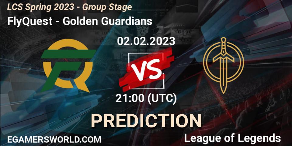 Pronósticos FlyQuest - Golden Guardians. 02.02.23. LCS Spring 2023 - Group Stage - LoL