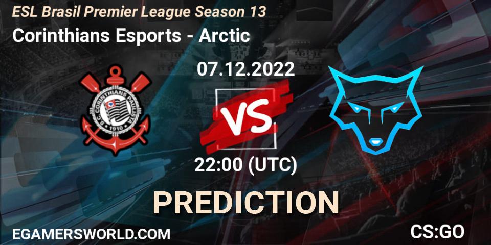 Pronósticos Corinthians Esports - Arctic. 07.12.22. ESL Brasil Premier League Season 13 - CS2 (CS:GO)