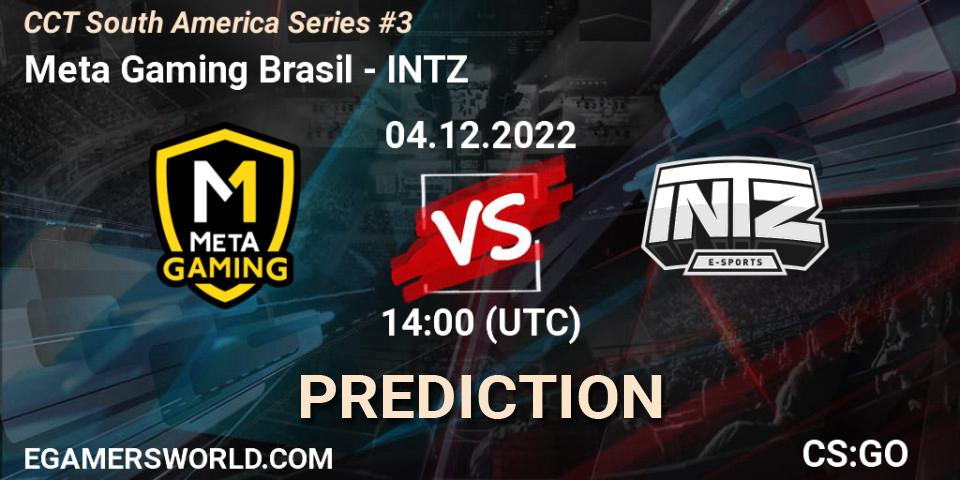 Pronósticos Meta Gaming Brasil - INTZ. 04.12.22. CCT South America Series #3 - CS2 (CS:GO)