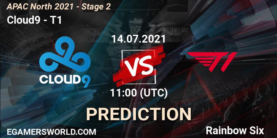 Pronósticos Cloud9 - T1. 14.07.21. APAC North 2021 - Stage 2 - Rainbow Six