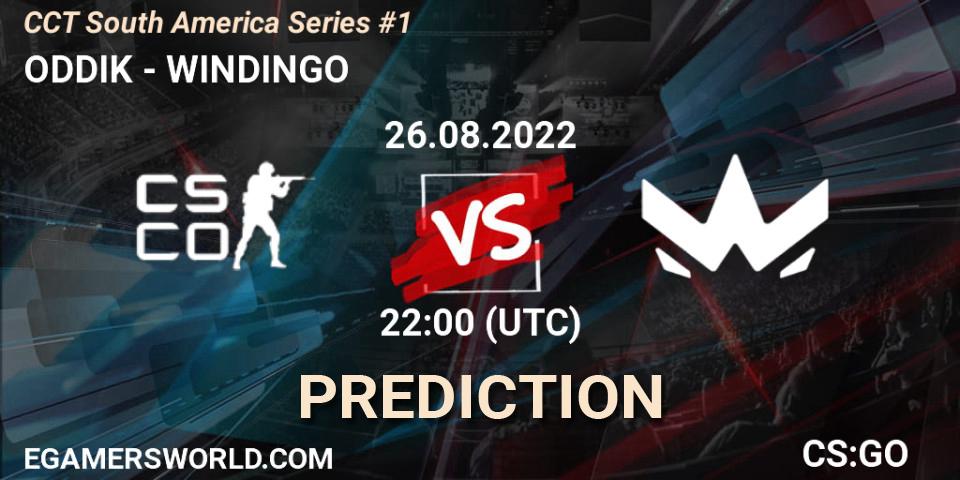 Pronósticos ODDIK - WINDINGO. 27.08.2022 at 11:00. CCT South America Series #1 - Counter-Strike (CS2)