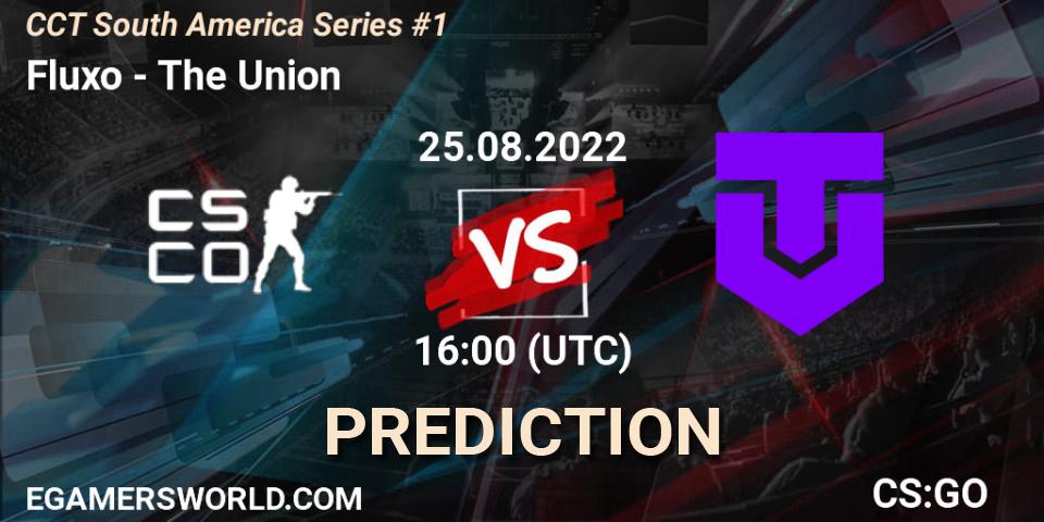 Pronósticos Fluxo - The Union. 25.08.2022 at 15:40. CCT South America Series #1 - Counter-Strike (CS2)