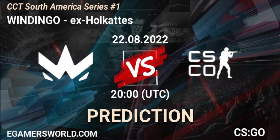 Pronósticos WINDINGO - ex-Holkattes. 22.08.2022 at 20:00. CCT South America Series #1 - Counter-Strike (CS2)