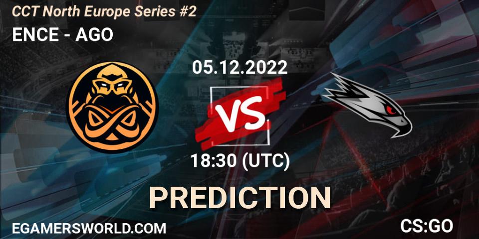 Pronósticos ENCE - AGO. 05.12.2022 at 19:30. CCT North Europe Series #2 - Counter-Strike (CS2)