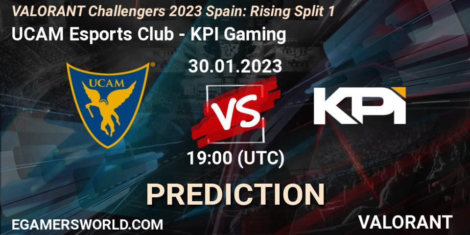 Pronósticos UCAM Esports Club - KPI Gaming. 30.01.23. VALORANT Challengers 2023 Spain: Rising Split 1 - VALORANT