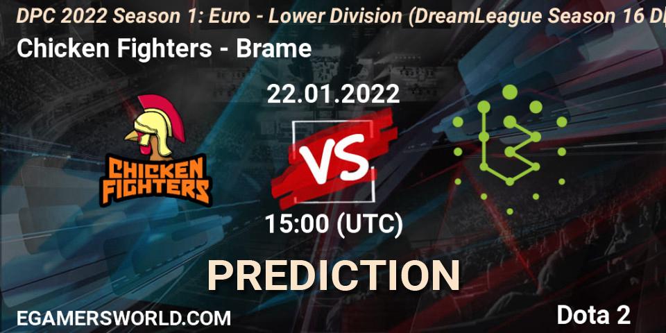Pronósticos Chicken Fighters - Brame. 22.01.22. DPC 2022 Season 1: Euro - Lower Division (DreamLeague Season 16 DPC WEU) - Dota 2