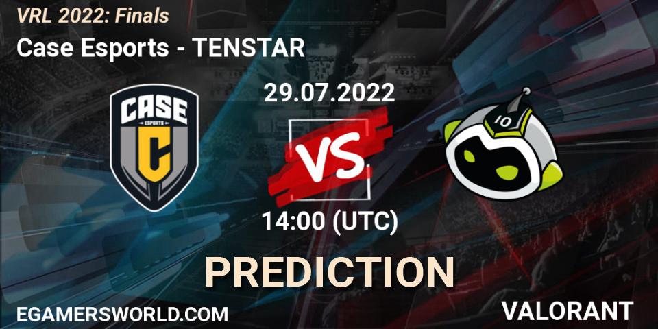 Pronósticos Case Esports - TENSTAR. 29.07.2022 at 14:05. VRL 2022: Finals - VALORANT