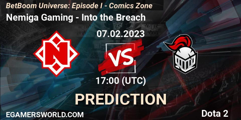 Pronósticos Nemiga Gaming - Into the Breach. 07.02.23. BetBoom Universe: Episode I - Comics Zone - Dota 2