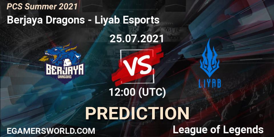 Pronósticos Berjaya Dragons - Liyab Esports. 25.07.2021 at 12:00. PCS Summer 2021 - LoL